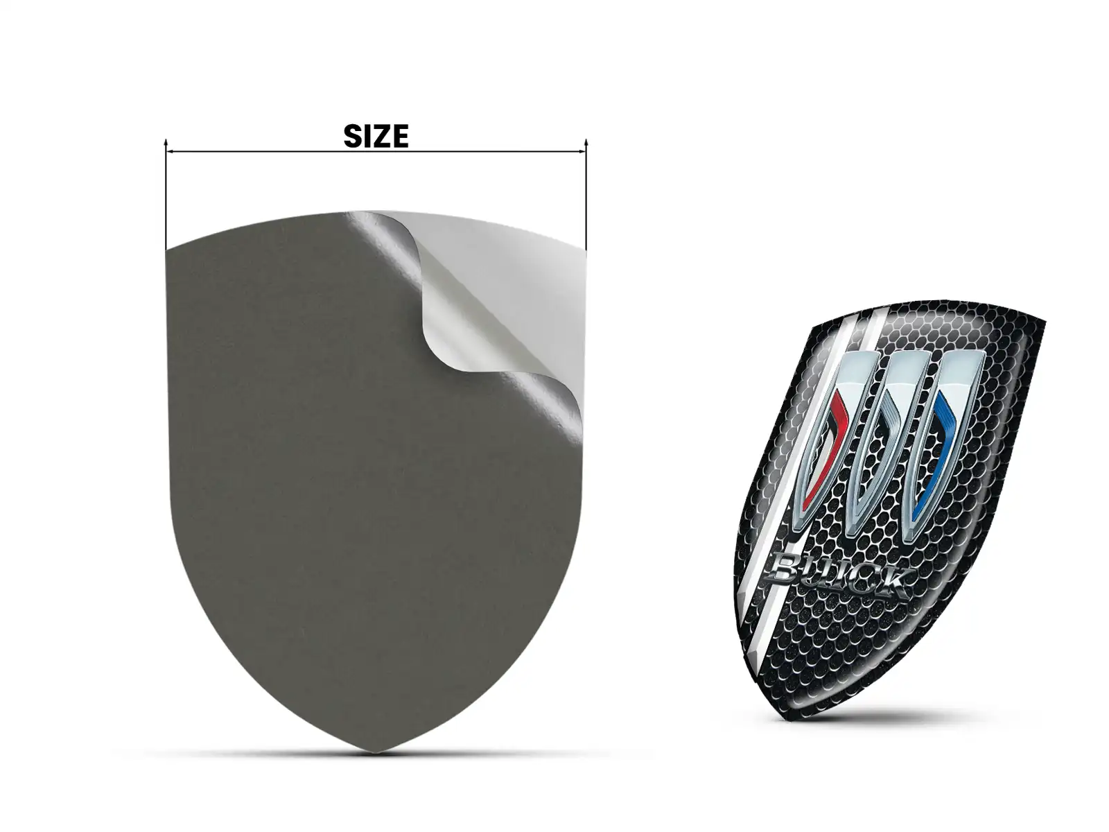 Buick Decalcomanie Lunotto Auto Resistenti Stile Universale